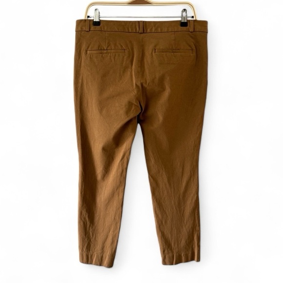 Banana Republic Sloan Fit Brown Stretchy Pants Size 12 Great Condition - Picture 6 of 7